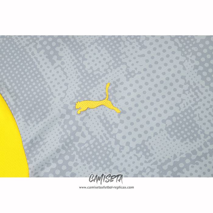 Chandal del Borussia Dortmund 2025-2026 Manga Corta Gris - Pantalon Corto